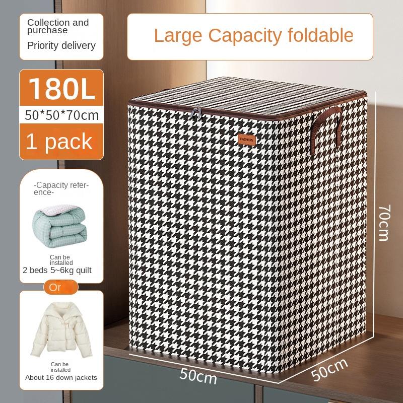 3559 Quilt Storage Bag Clothes Quilt Finishing Storage Moving Bag Large Capacity Non-woven Foldable Dust-proof Bag