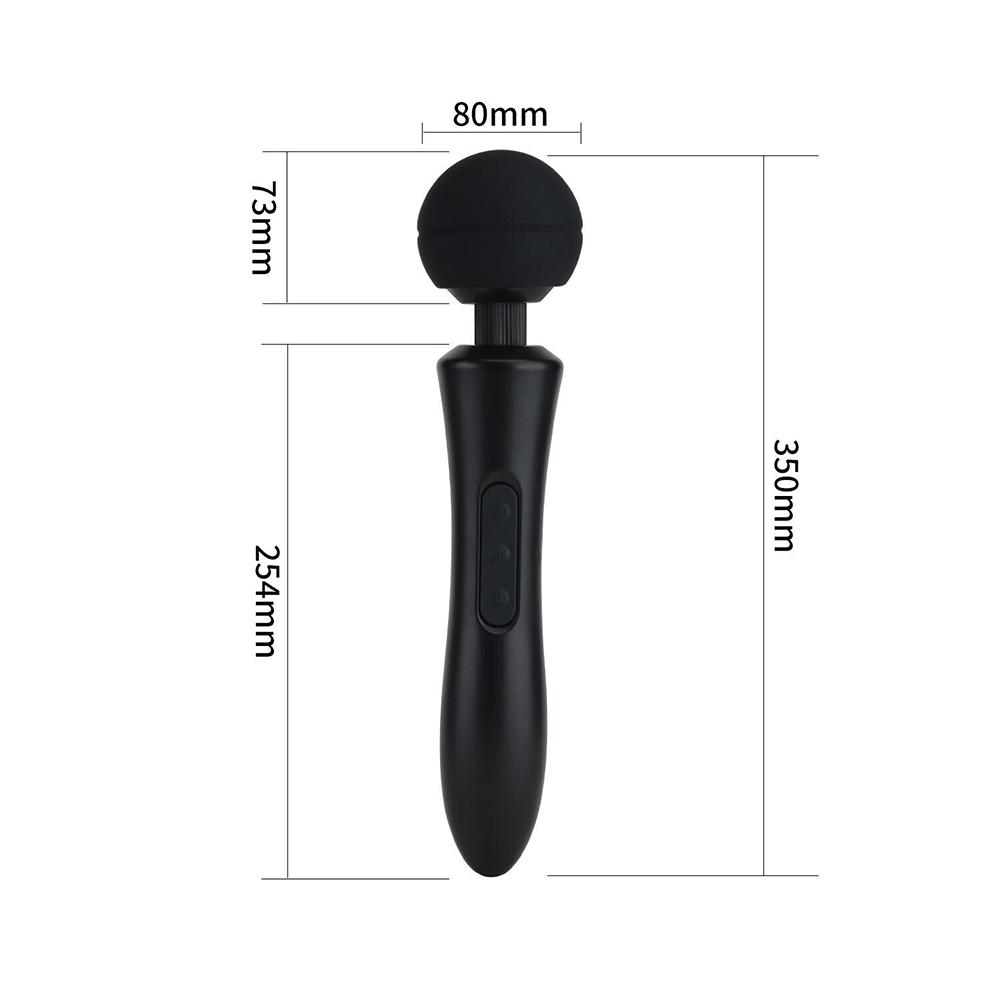 Strong Vibration of Massage Stick 20 Frequency 8-speed USB Charging Large Massage Stick Silent Waterproof Silicone Material