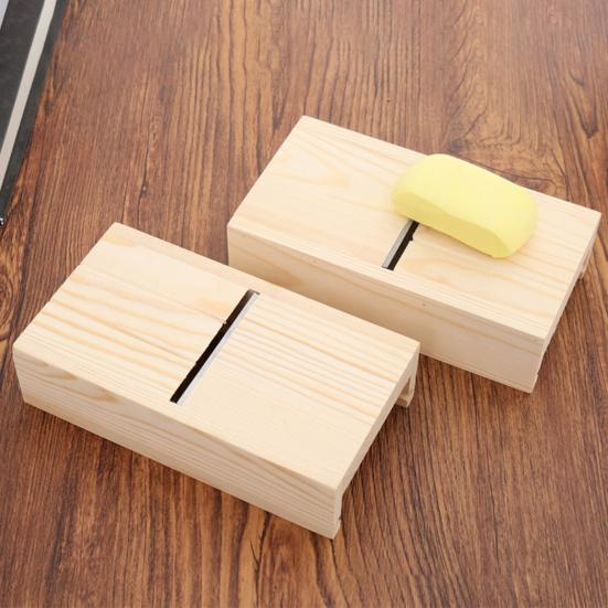 Handmade Soap Beveler Trimming Tool Wooden Candles Loaf Soap Planer Cutter Mold DIY Making Soap Edge Shaving Tool