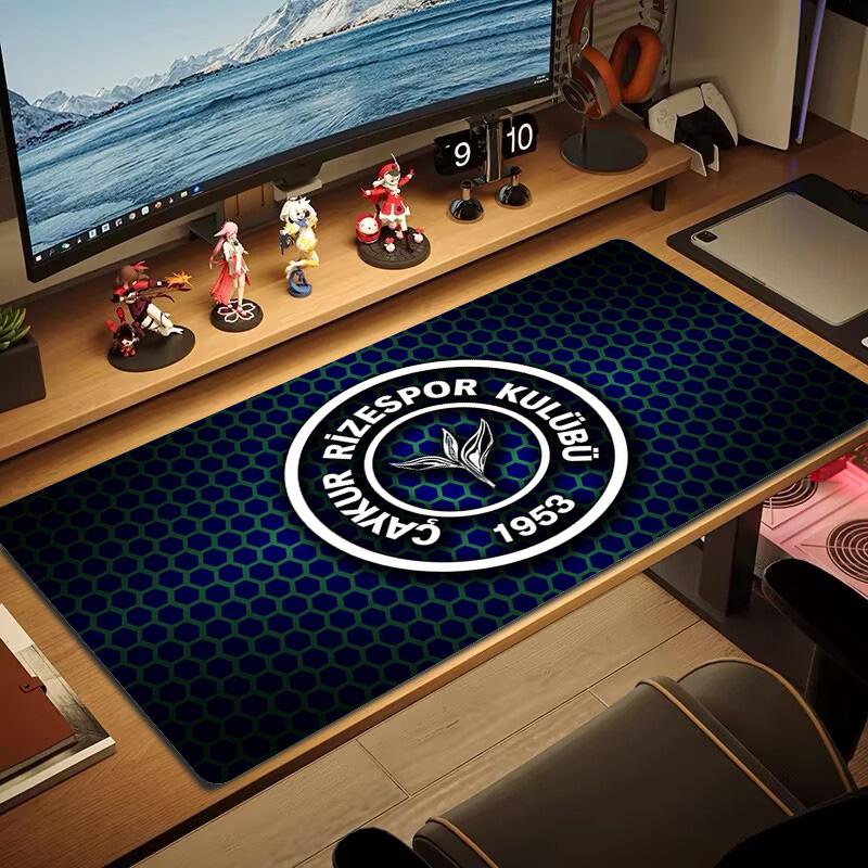 Caykur Rizespor Color Mouse Pad Large Gaming Table Cushion Non-slip Laptop Tablet Big Mousepad XXL Mat Mini PC Playmat With Lock edge