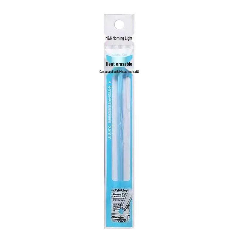 Chen&Guang AKP61115 Heat Erasable Gel Pen with 0.5 Bullet Tip - Crystal Blue & Black
