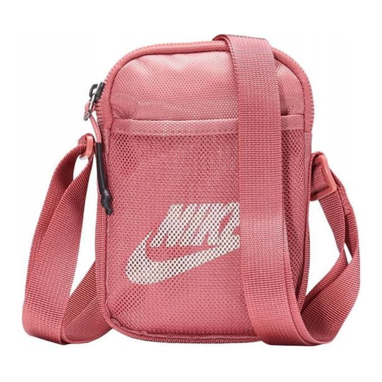 

New Nike Heritage Polyamide Crossbody Bag Regular Unisex Canyon Pink BA5871-689 13.0*3.0*18.0CM