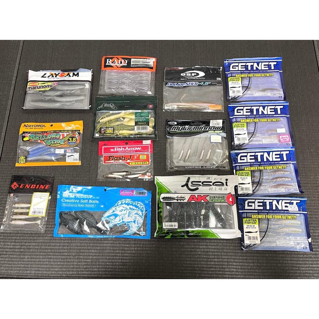 Used [Retired from bass fishing] [Retired from bass fishing] Worm bulk sale of 14 packs Issei OSP