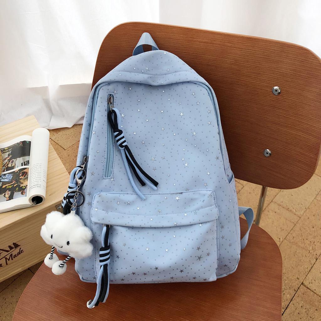Schoolbag High Value Japanese Niche Star Schoolbag Junior High School High School Students Lightweight Backpack Large Capacity Casual Backpack