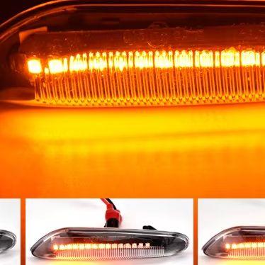 2pcs for BMW Led No Dynamic Side Marker Turn Signal Light Sequential for E90 E91 E92 E93 E60 E87 E82 E46 Error Free