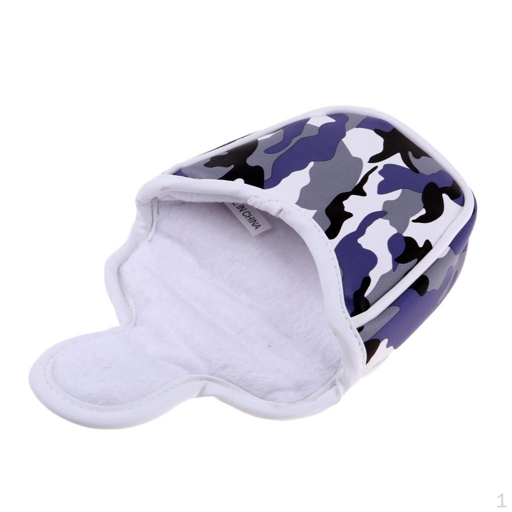 

Golf Club Putter Headgear with Closure синій