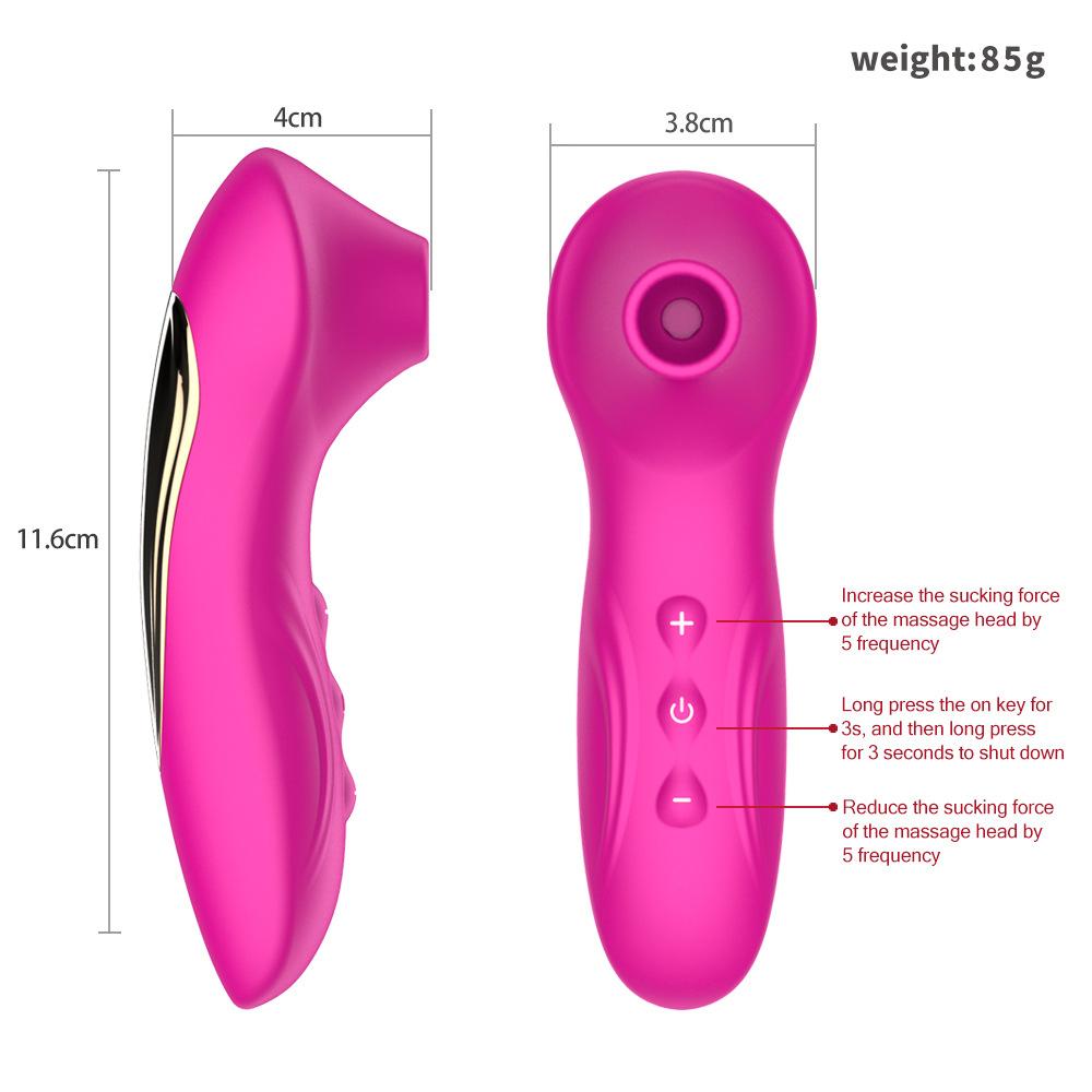 Powerful Breast Vacuum Sucker Clit Sucking Vibrator Sex Toys For Women Nipple Oral Stimulator Massager G-spot Orgasm Masturbator
