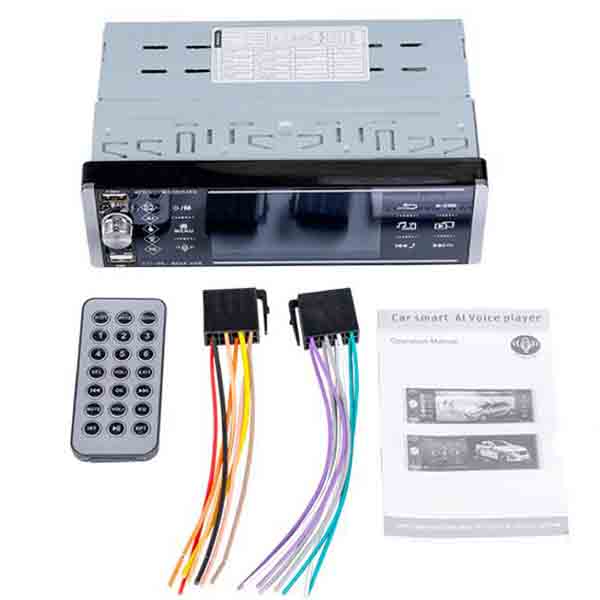 

Умный AI Магнитола 1 DIN Авторадио Mirror Link RDS AM FM Приемник 4-USB 4,1-дюймовый IPS Сенсорный Экран MP5 Видеоплеер