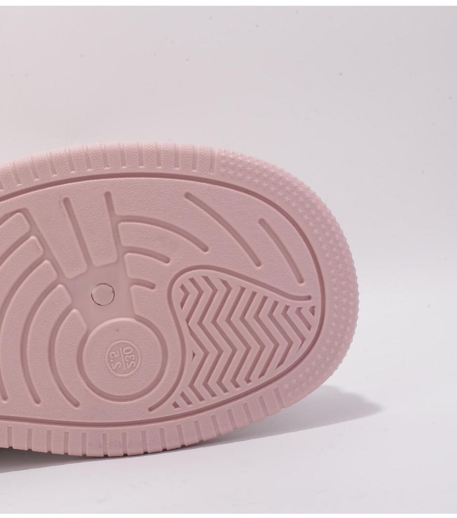 Pink Women's Summer 2025 Loafers: Versatile Thick Sole Casual Shoes (BEBE1629)