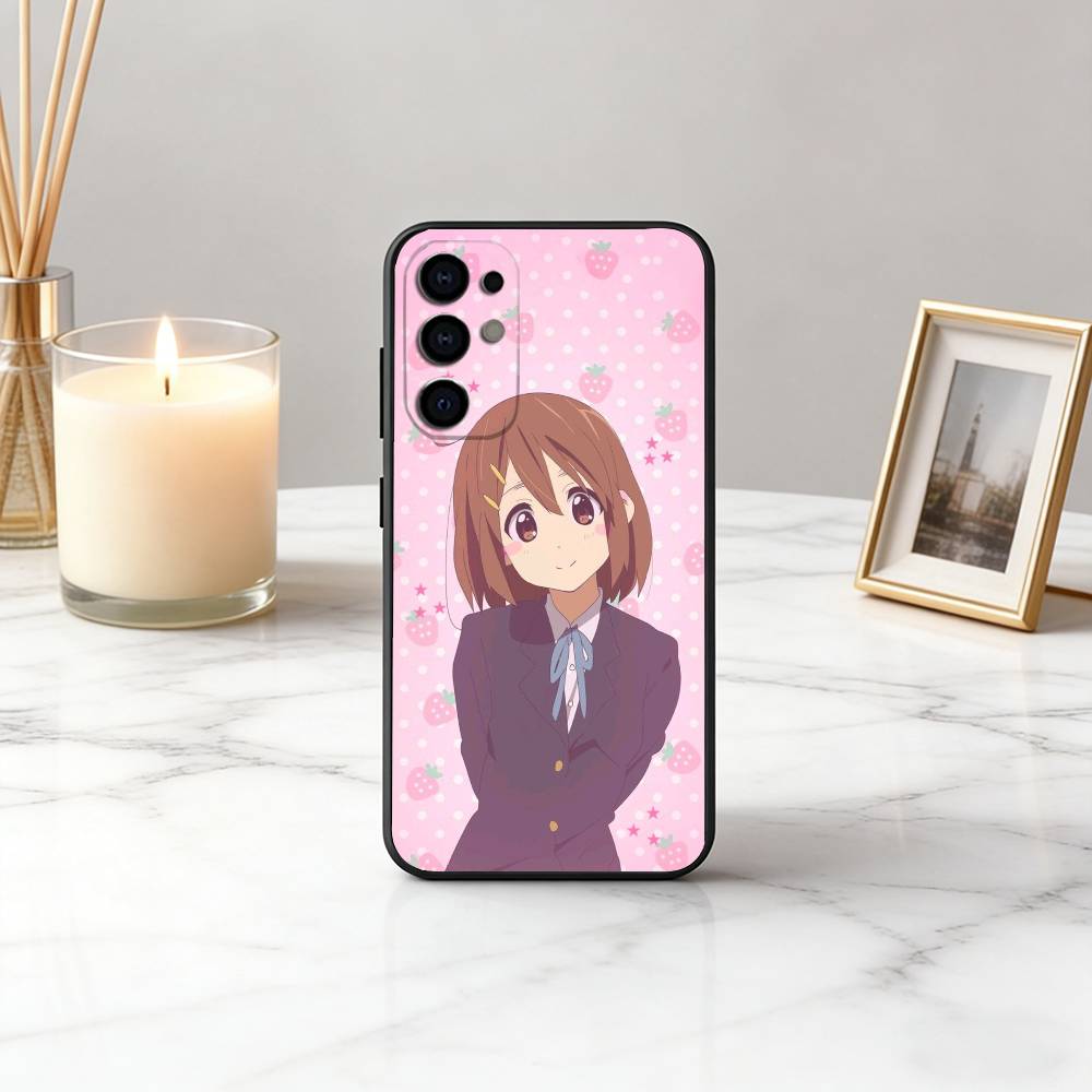 K-K-ON Music Y-Yui H-Hirasawa-yh Phone Case For Samsung S25,S24,S21,S22,S23,S30,Ultra,S20,Plus,Fe,Lite,Note,10,Black Cover
