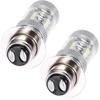 80W Upgrade Lights Bulbs Super White Replacement for Yamaha Banshee 350 YFZ350 Big Bear YFM350 YFB250 Timberwolf (Pack of 2)