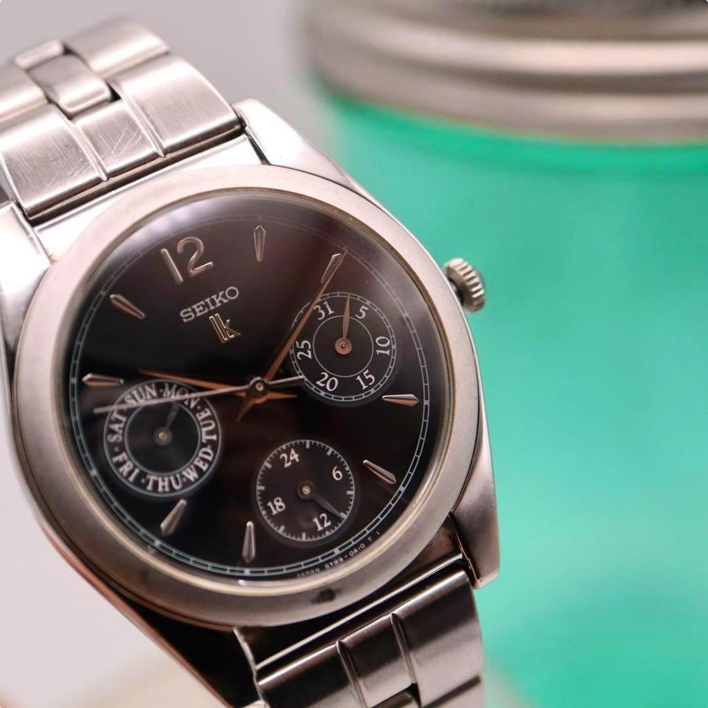 [USED] SEIKO Lucia Small Seconds Silver Round Women's Watch 1250