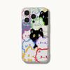 Cartoon Cute Cat Case for Samusng Galaxy S25 Ultra 5G S24 S22 S23 Plus Ultra S20 S21 FE A16 A54 A55 A35 A34 A53 A14 A32 Cover