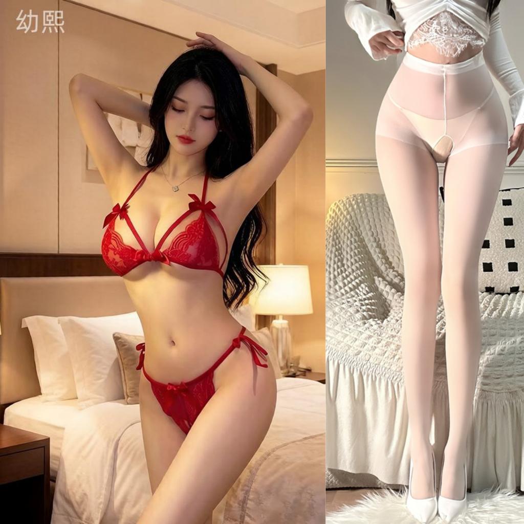 Sexy underwear lace bra panties pure temptation pajamas three-point sexy hot suspender suit women