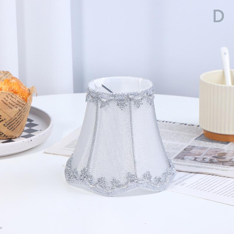 Simple Chandelier Lamp Shade Retro Candle Chandelier Cloth Lampshade Nordic Style Modern Lamp Cover For Home Decoration