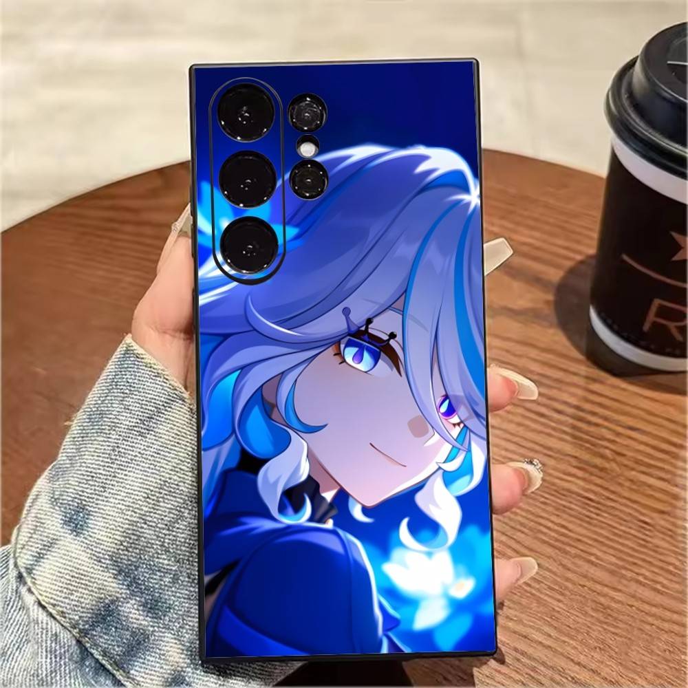Hydro A-ArchonS F-FurinaES Phone Case For Samsung S25,S24,S21,S22,S23,S20,Ultra,S26,Plus,Fe,Note,5G Black Cover