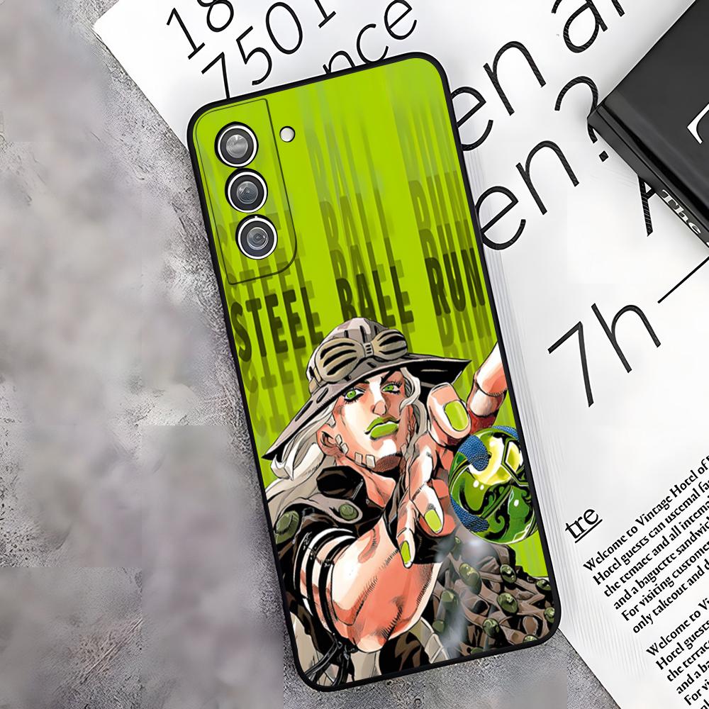 

JoJos Latest Work Steel Ball Run Phone Case For Samsung S26 S25 Edge S24 S23 S22 S21 S20 Ultra Plus Fe Galaxy A54 A53 A34 A25 A1 Samsung S24 FE