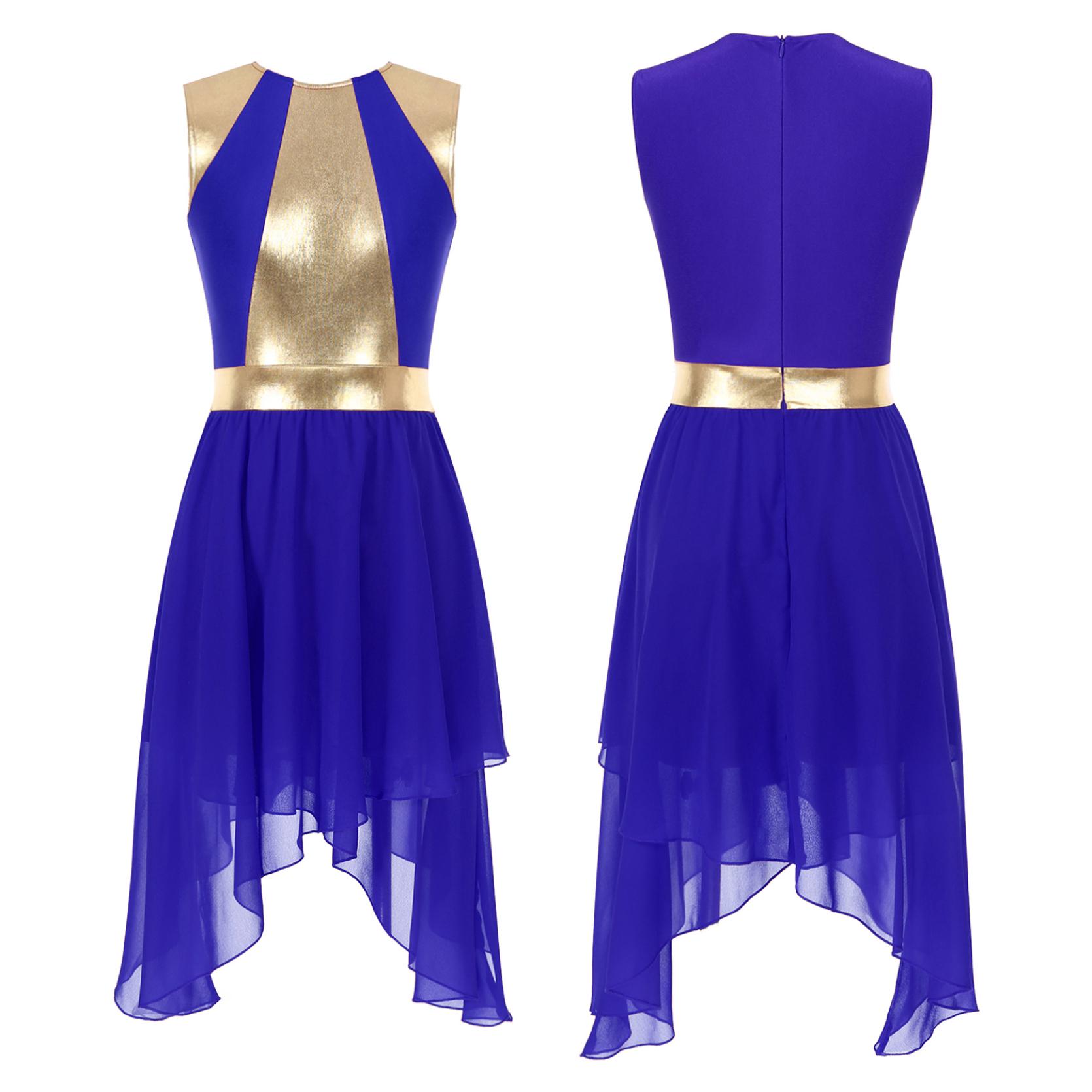 

Женская танцевальная одежда с восхвалением, халат, платье, костюм для поклонения, шифоновые платья без рукавов, литургический танец