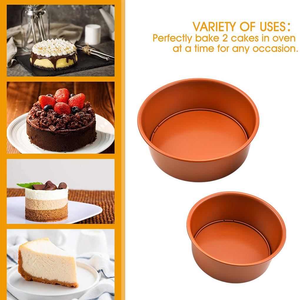 Cake Mold Non-stick Coating Round Cake Mould Cheese Making Mold with Removable Bottom