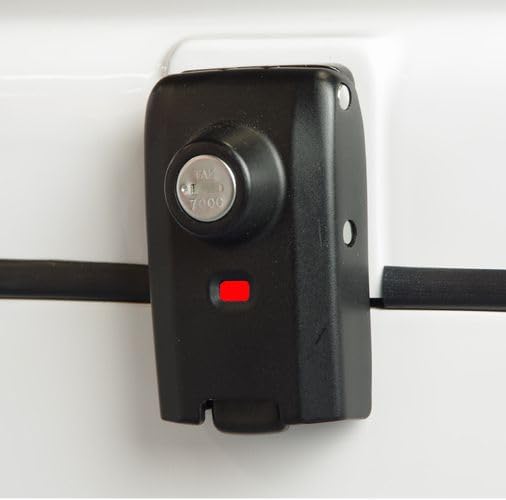 JMS NEW Luggage S Box B-28WSL White (No Mat (Urethane Sponge Bottom)), Universal Security Option (Key Number Change), No Mounting Hardware, B-28WSL-SN