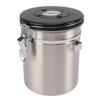 1.5L Coffee Canister Coffee Container with Scoop Date Tracker Stainless Steel Versatile Airtight