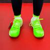 Li Ning Roar 2 Cushioning Support High top Badminton Shoes Unisex Neon Tender Green/Standard White AYAQ011-3 /