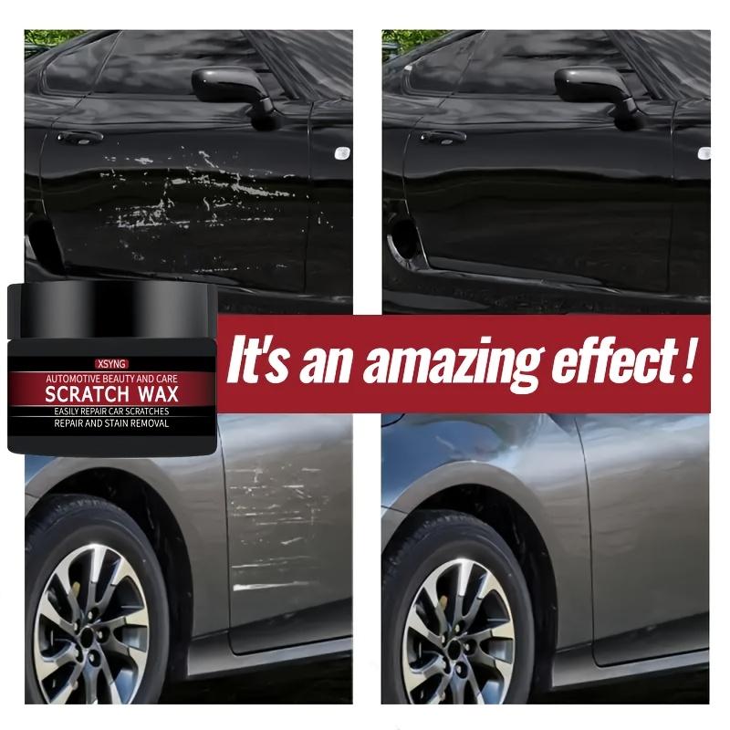 Cera per riparare i graffi dell'auto, rimuovi graffi e vortici universale per vernice, kit di paste lucidanti per la riparazione degli esterni dell'auto