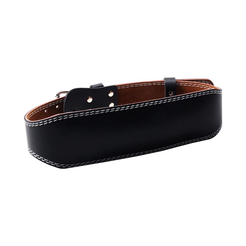 

PU Leather Weightlifting Waist Belt - Squat & Deadlift Support for Men and Women M (Length 110cm, Waist 80-90cm) чёрный
