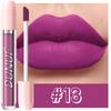 DUNUF Matte Liquid Lipstick Bean Paste Lip Gloss Long Lasting Waterproof Non‑Fading Easy To Apply Sexy Red Lip Glaze