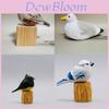 Handcrafted Wooden Bird Decor With Natureinspired Design For Home Office Tabletop Ornament