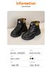 2025 Winter Girls' and Boys' Warm Cotton Martin Boots - Soft Sole, Trendy, for Primary School Students.