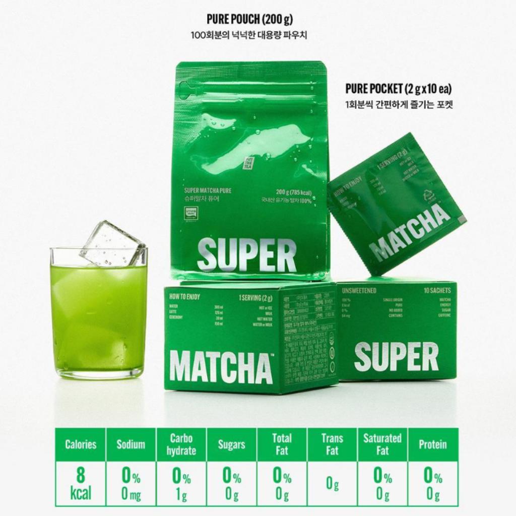 [Super Matcha] Čistý obřadní matcha 10 ks (20 g)