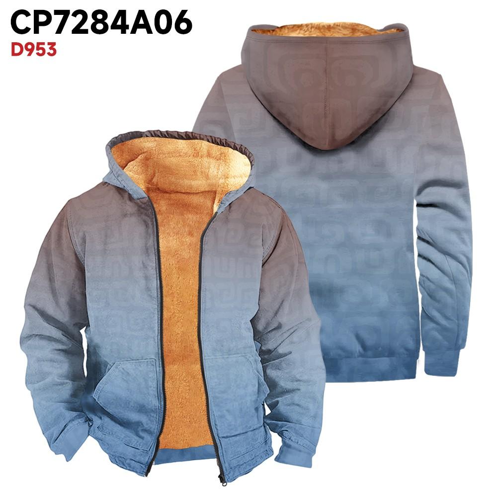 Pánský kabát do kapsy s dlouhým rukávem Fashion Plus Velvet Overcoat