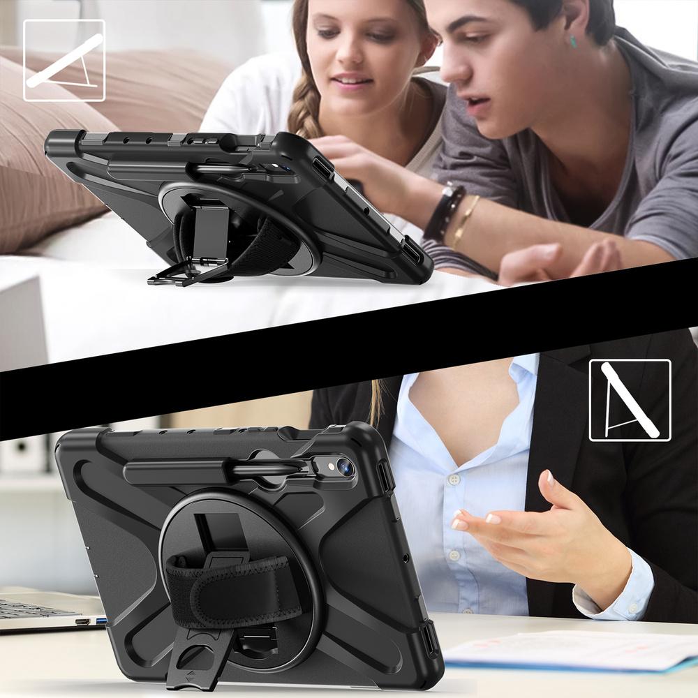 Stoßfestes Etui Galaxy Tab S9 FE/S9/S10 FE-Schwarz