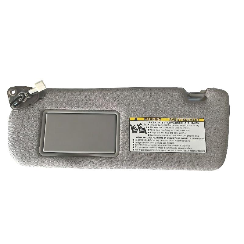 For HYUNDAI SONATA 2006 2007 2008 Grey Beige Left Right Sunvisor Sunshield Sun Visor Shield Shade Board with Mirror 852013K010QD Gray Left