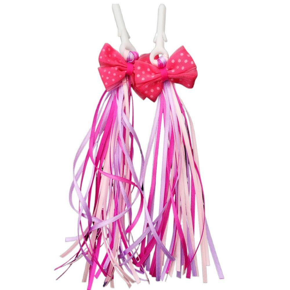 Outdoor Streamers Tassel Bike Bicycle Decoration Tricycle Handlebar Tassels Bicycle Basket