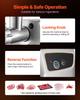 Electric Meat Grinder, 2.3 kg/Min Capacity, #8 Meat Mincer with 3 Grinding Plates, 3 Sausage Stuffing Tubes & Kubbe Kit, 700W/0.77HP Sausage Stuffer
