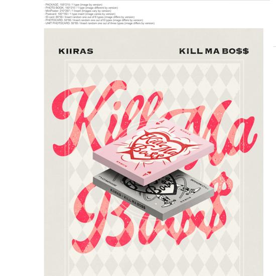 KIIRAS 1st Mini Album - ? KILL MA BO$$ (ACE ver.) - Release date 2025-06-09