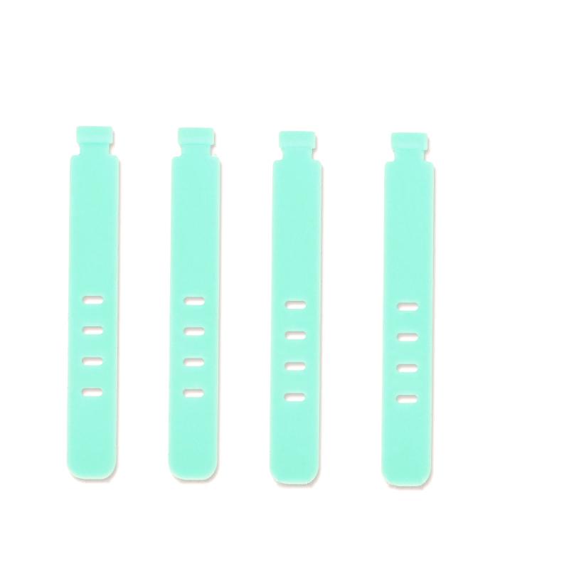 4/12/20pcs Mobile Phone Cable Winder Earphones Clip Charger Cord Organizer Management Silicone Wire Cord Fixer Holder Cable Belt