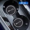 2 Pezzi Tappetino Portabicchieri Auto Serie BYD Decorazione Sottobicchiere in Pelle per BYD Tang Atto3 Yuan Plus Seal Song Dolphin Sealion Shark