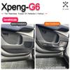 For Xpeng G6 2023-2025 Front & Rear Door Plate Guards ABS Inner Protector Cover Plate Trim Anti-Dirty Welcome Kick Pad