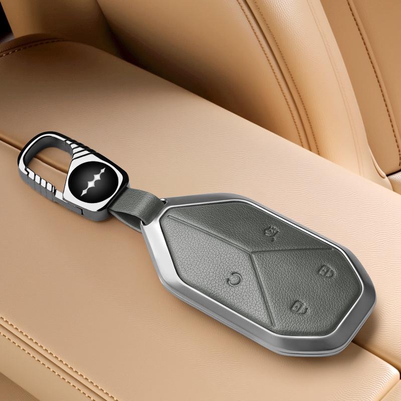 Key Case for BYD Fangchengbao: Fits 5-Key, Titanium 7, Baobao 5/8/3, Men s Women s Card Shell with Buckle BYD Fangchengbao