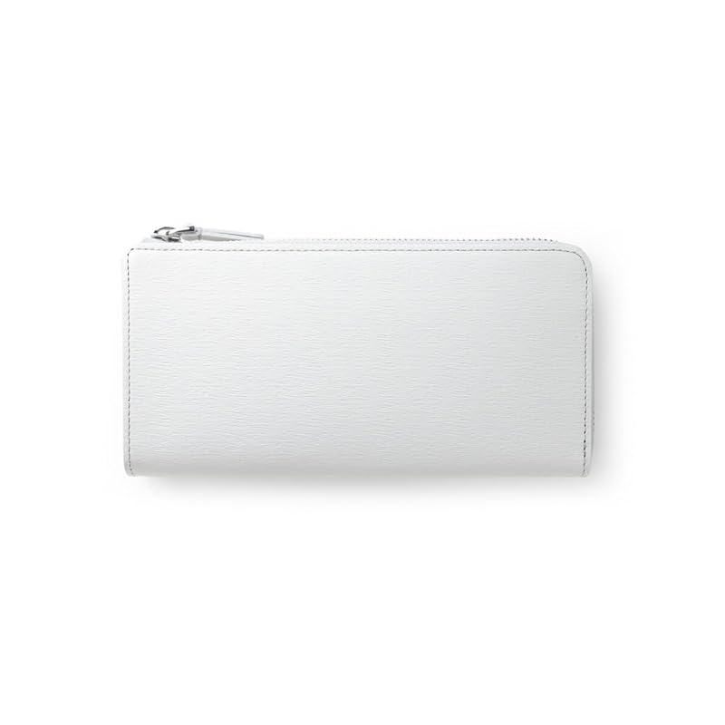 

[IS/IT] Novo II L-shaped zipper long wallet leather men s ladies unisex No.972626(Shiro)