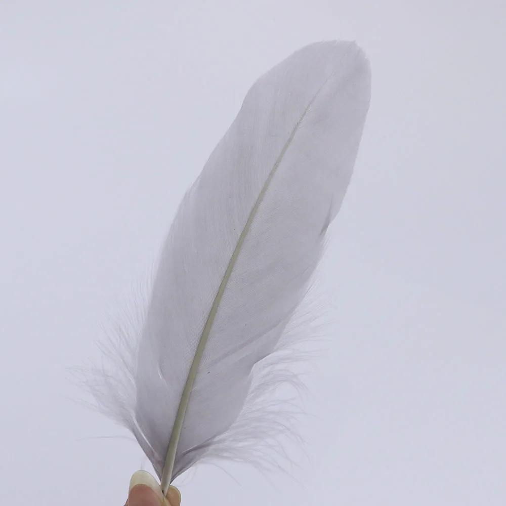 Premium White Swan Goose Feathers 15-20cm 50PCS/Lot 28 Colors for Jewelry Making Wedding Decor Crafts DIY Feather Accessories