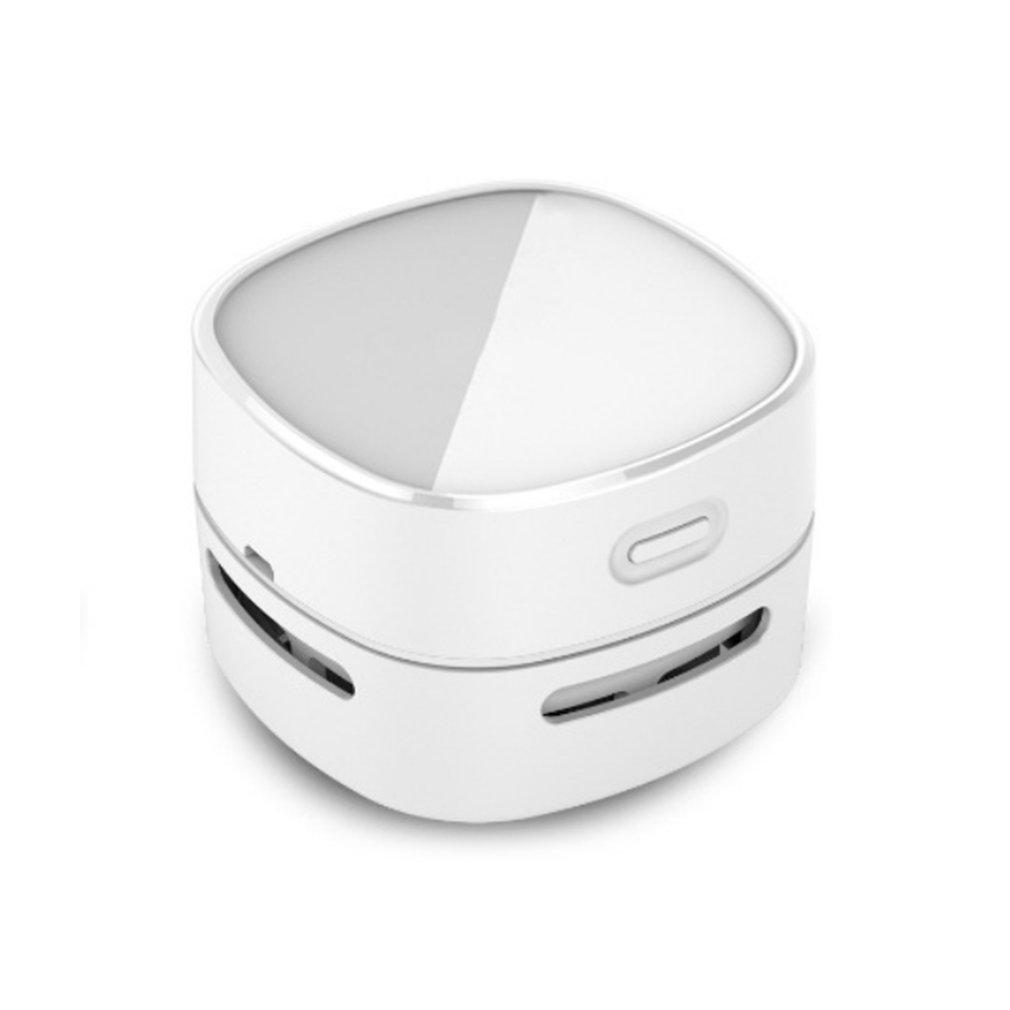 

Portable Desktop Vacuum Cleaner Mini Handheld Vacuum Office Desk Dust Table Tools Home Table Sweeper Cleaning Tool Dropshipping білий