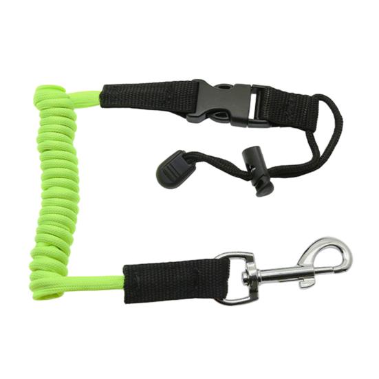 Kajakkåre Leash Kraftig Uttrekkbar Spiralformet Snor Båndstropp Anti-tapt Tau for Kajakkpadling Båtliv Kano Padlebrett Tilbehør