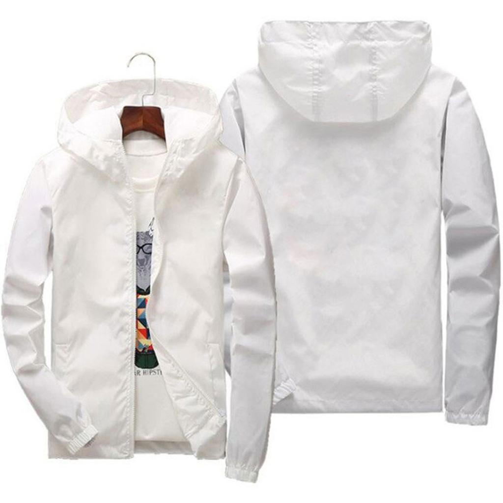 Men's Plus Size Loose Fit Casual Hooded Jacket