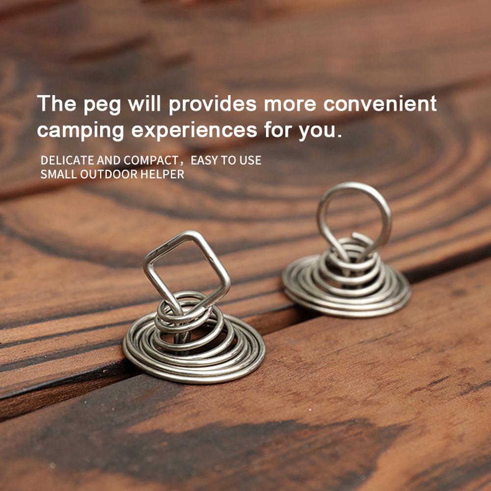 Outdoor Camping Octopus Rope Buckle Camping Deck Nail Fixed Tent Rope Buckle Spring Wind Rope Hook