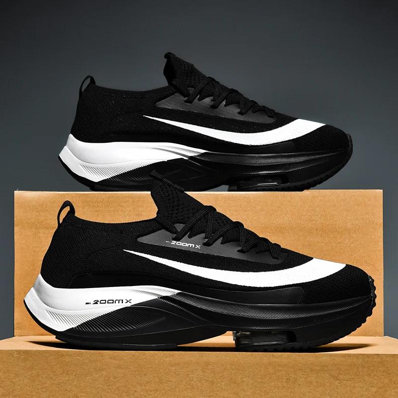 New 2024 Men Running Shoes Breathable Outdoor Sports Shoes Lightweight Sneakers for Men Comfortable Athletic Training Footwear
