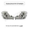 Dongfeng Tianlong Flagship KX LED Bi-Xenon Headlight Assembly - Super Bright Quad Low Beams